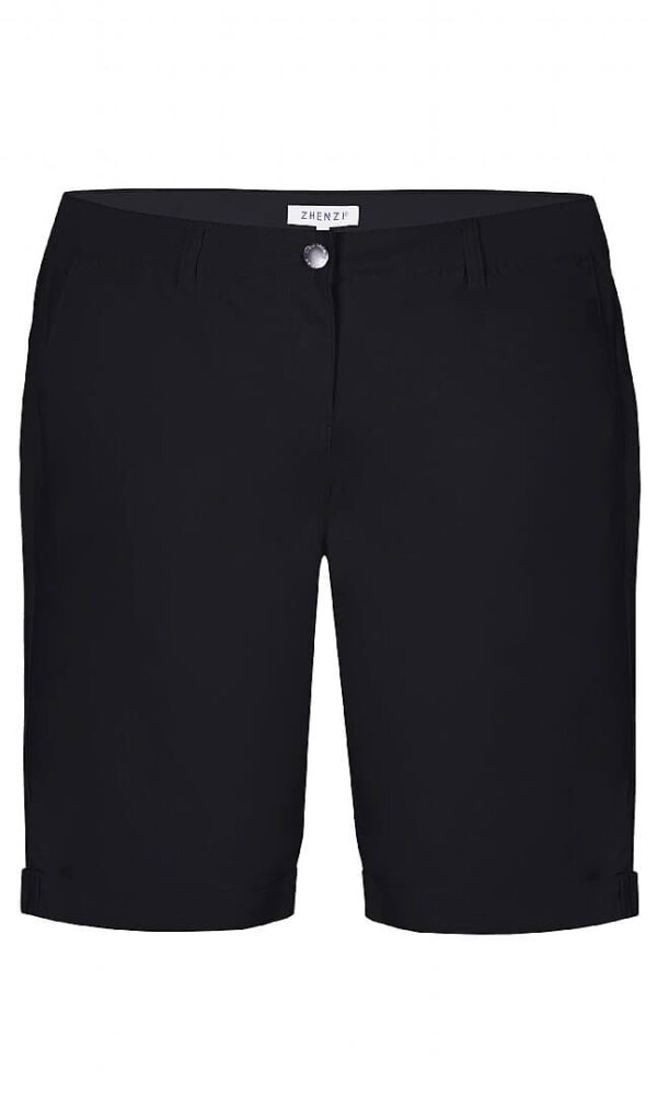 Zhenzi - Shorts med op smøg, knap og lynlås