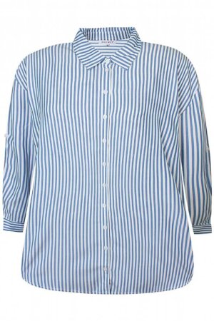 Zhenzi - Blød skjorte med lodrette striber