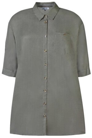 Zhenzi - Stor skjorte med crinkle effect