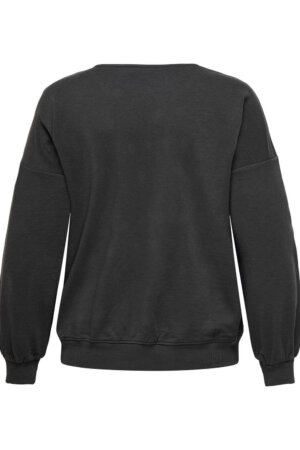 Only Carmakoma - Sweatshirt med tekst