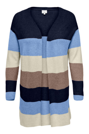 Only Carmakoma - Blød stribet cardigan