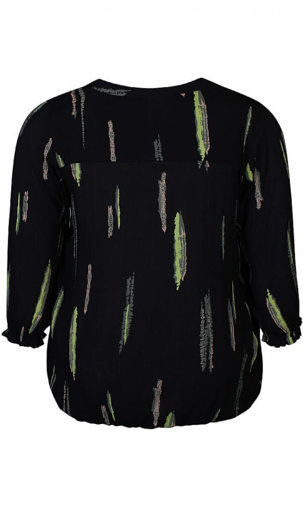 Zhenzi - Viskose bluse med enkelt print