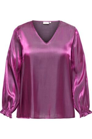 Only Carmakoma - Smuk bluse med v-hals