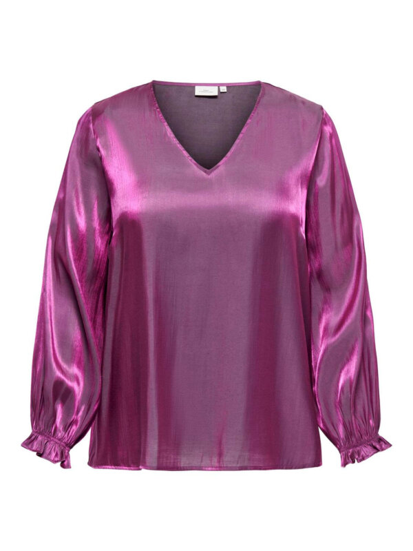 Only Carmakoma - Smuk bluse med v-hals