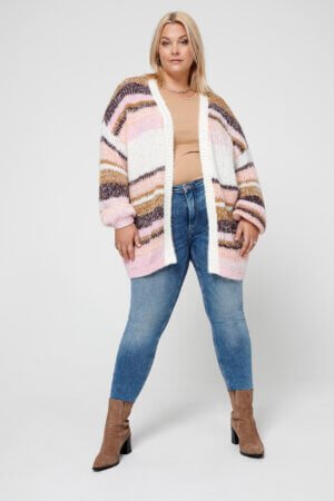 Only Carmakoma - Blød cardigan uden knapper